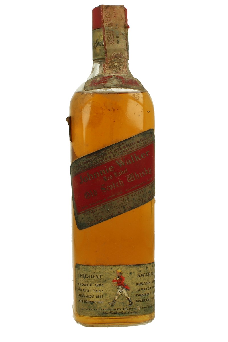 JOHNNIE WALKER Red Label bot 60/70's 75cl 43% - Blended